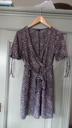 Amy & Ivy jurkje met hartjesprint, maat L, Kleding | Dames, Verzenden, Zwart, Maat 42/44 (L), Knielengte