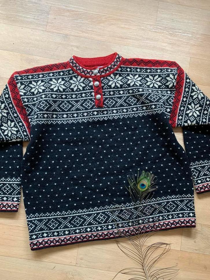 L. L. Beand wollen trui L bohemian wool jumper, Kleding | Dames, Truien en Vesten, -, Zwart, -, Maat 42/44 (L)