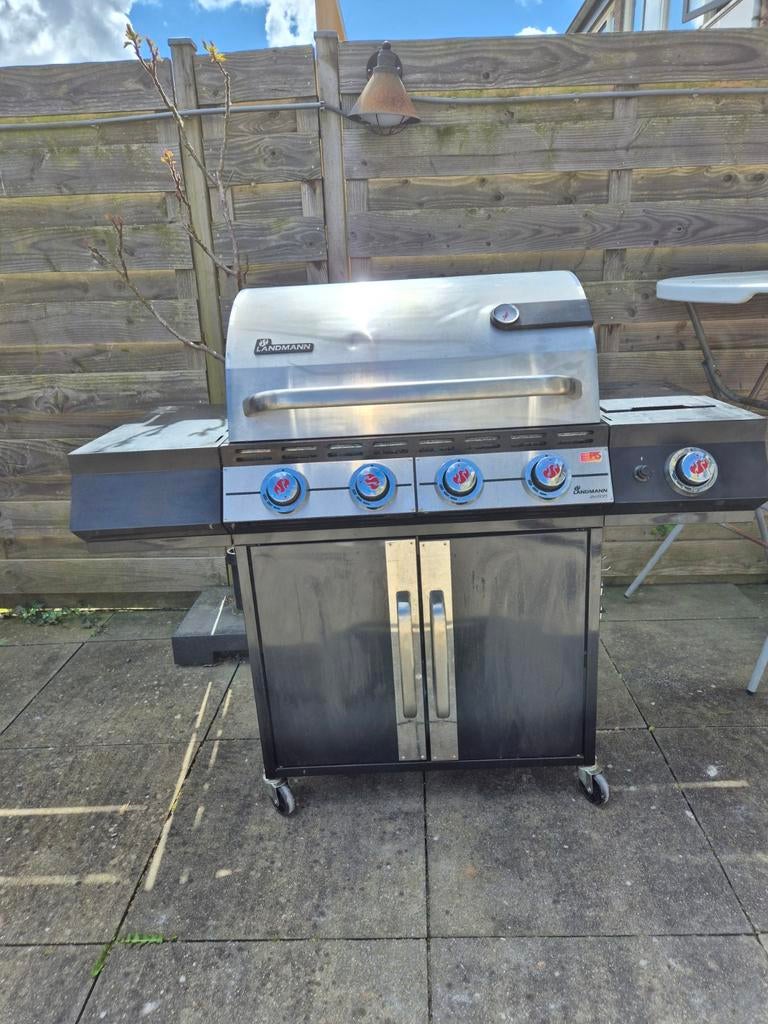 Landmann gasbarbecue met zijbrander, Tuin en Terras, Gasbarbecues, Ophalen, Gebruikt