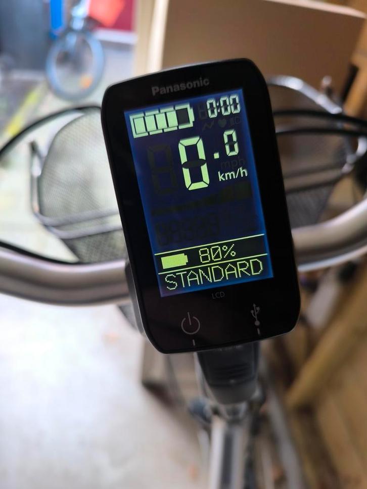 Panasonic display voor Flyer en Gazelle e-bikes, Fietsen en Brommers, Fietsaccessoires | Fietsaccu's, Gebruikt, Ophalen of Verzenden
