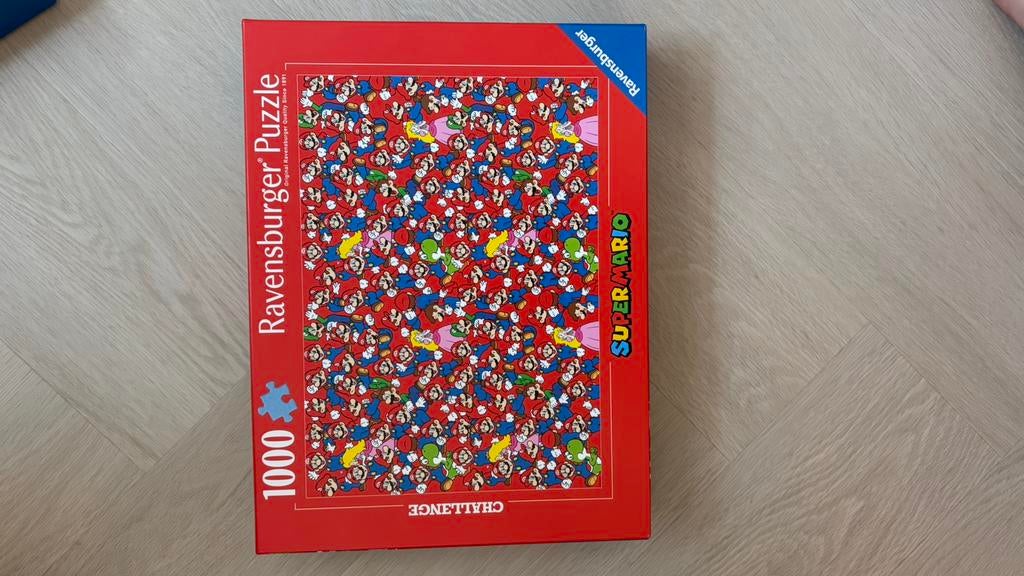 Impossible puzzel mario, Hobby en Vrije tijd, Denksport en Puzzels, Ophalen of Verzenden, 500 t/m 1500 stukjes, Zo goed als nieuw