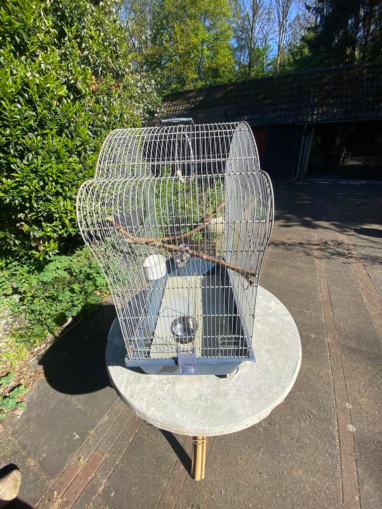 Vogelkooi, parkietenkooi., Dieren en Toebehoren, Ophalen, Zo goed als nieuw, Metaal, Vogelkooi