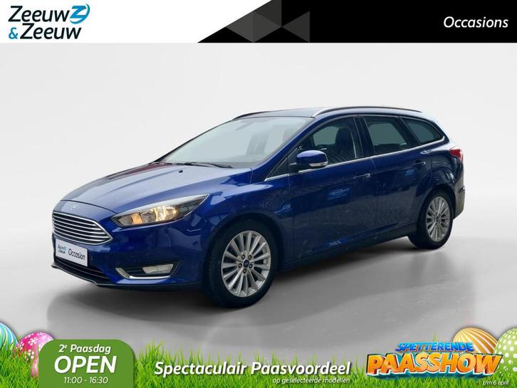 Ford Focus Wagon 1.0 Titanium Edition | 12 Maanden BOVAG Gar, Auto's, Ford, Bedrijf, Te koop, Focus, ABS, Airbags, Airconditioning