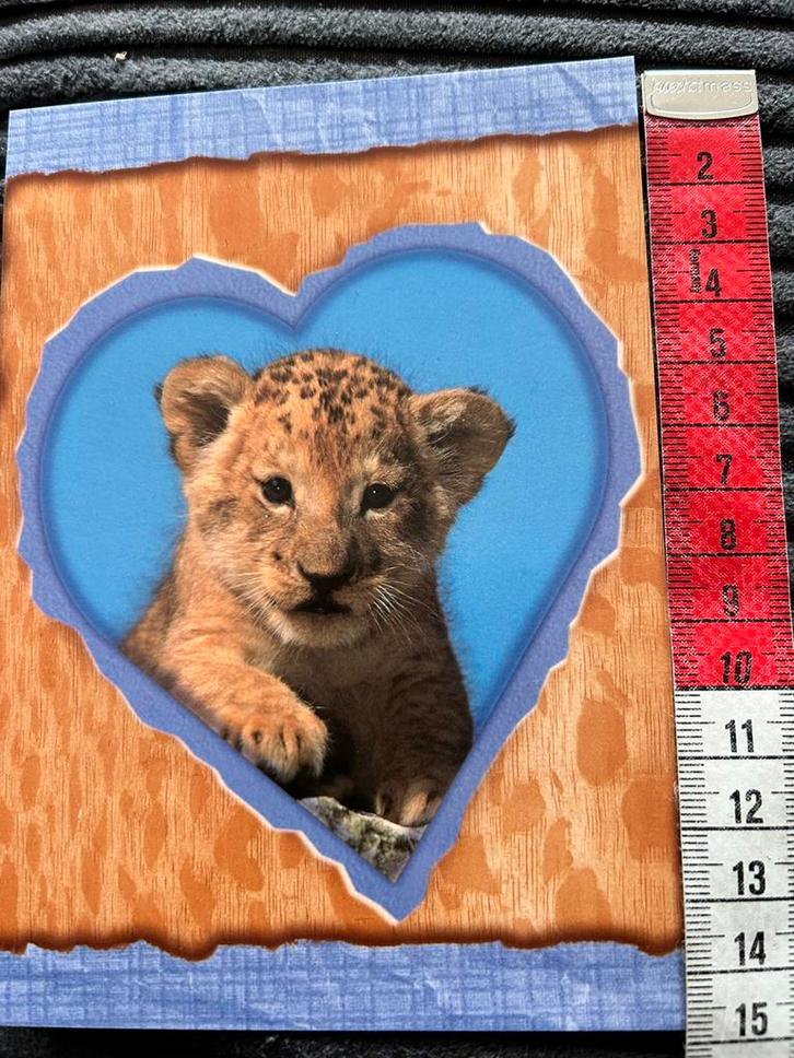 1391. Kaart WWF Leeuwtje Pup, Verzamelen, Ansichtkaarten | Themakaarten, Ongelopen, Ophalen of Verzenden
