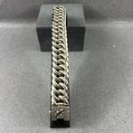 Buddha to  Buddha big Chain Black spinel | 19cm | 404568, Ophalen of Verzenden, Gebruikt, Zilver, Zilver