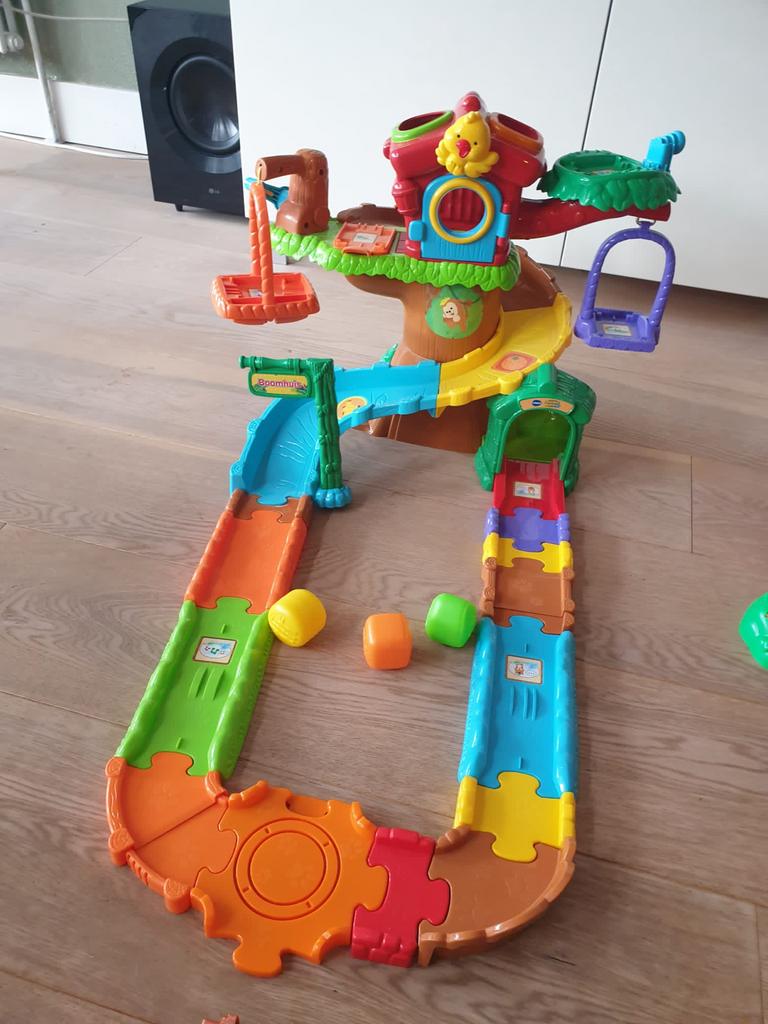 Vtech Zoef Zoef Dieren Boomhuis met extra dieren en baan, Ophalen, Gebruikt, 2 tot 4 jaar