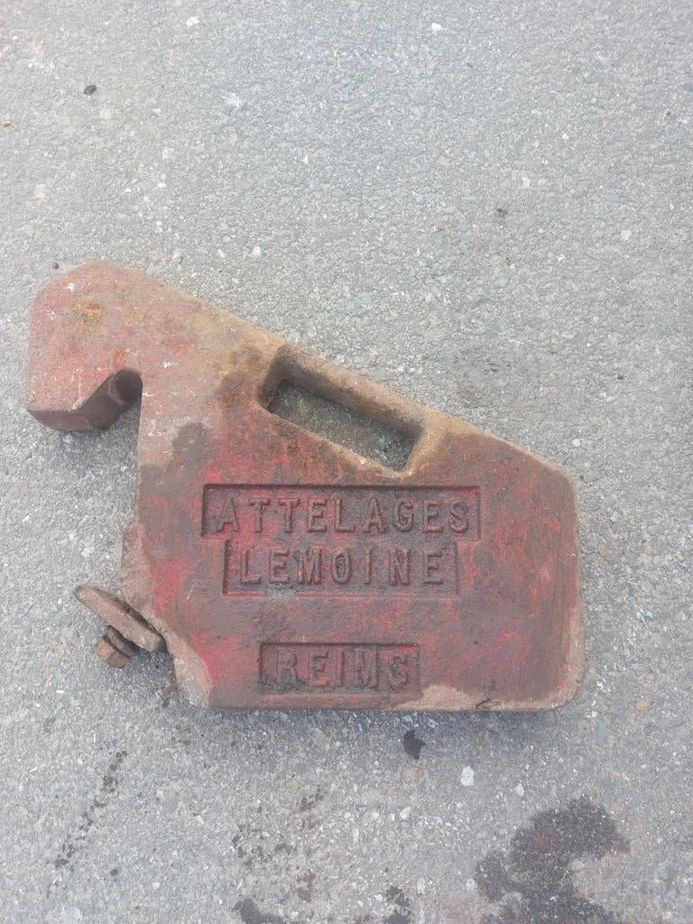 Attelages Lemoine reims frontgewicht, Ophalen of Verzenden