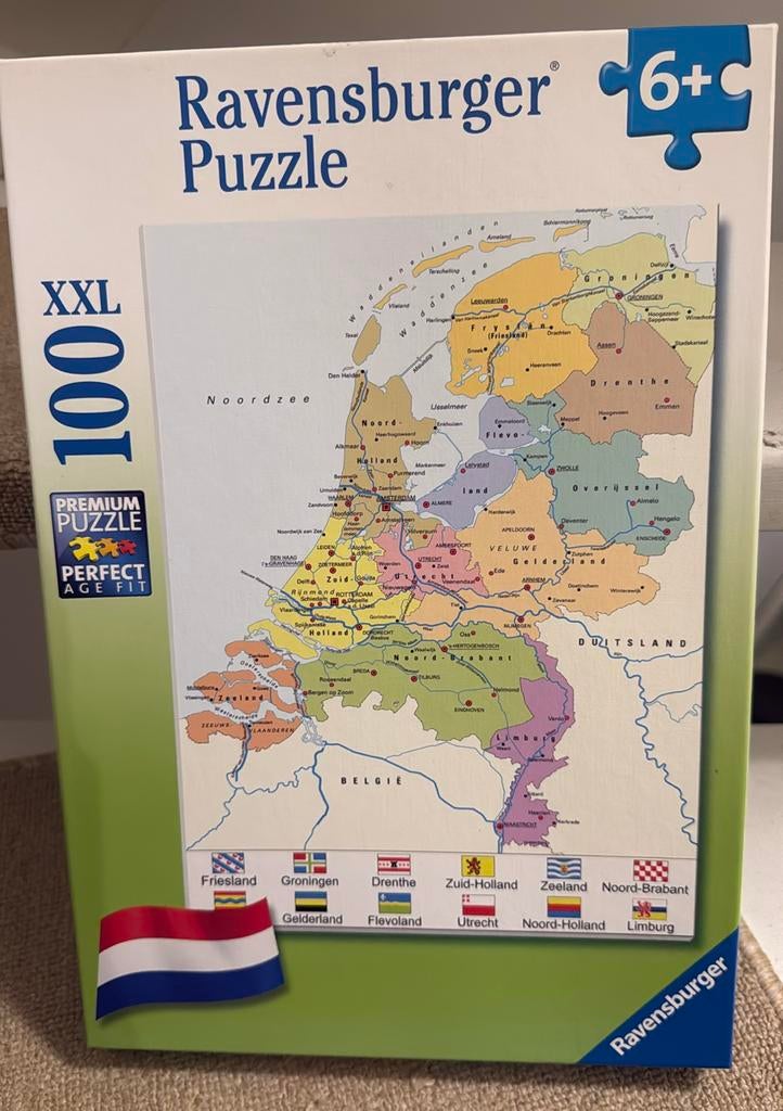 Ravensburger puzzle 100XXL NEDERLAND, Ophalen of Verzenden, Meer dan 50 stukjes, Gebruikt, 6 jaar of ouder