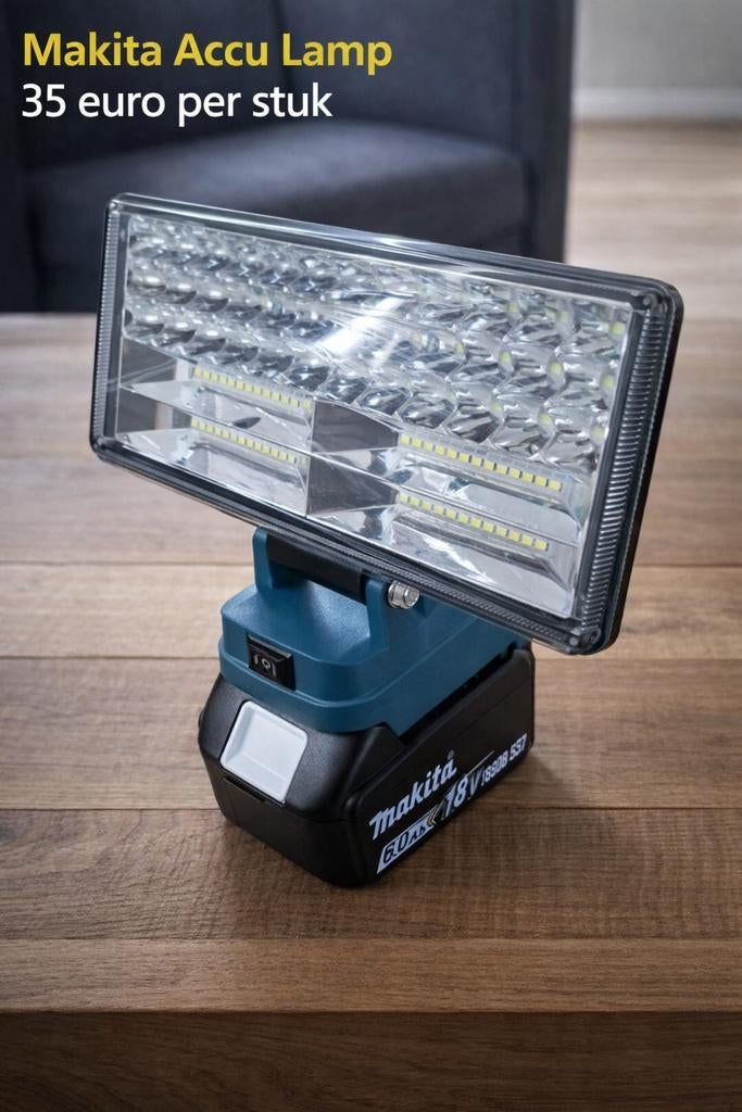 LED Lamp for makita 18V LXT, Doe-het-zelf en Verbouw, Bouwverlichting, Ophalen of Verzenden