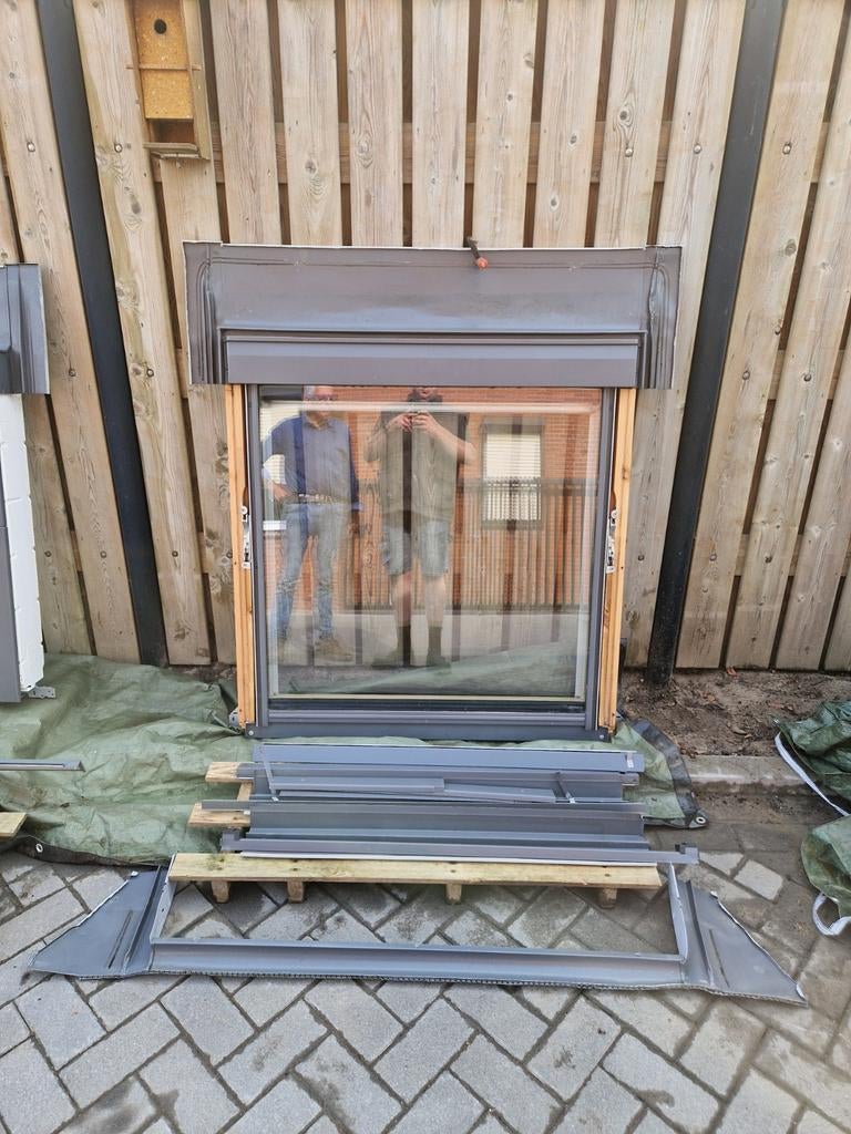 2x Velux Dakraam GGL S06, Ophalen, Gebruikt, 80 tot 120 cm, 80 tot 120 cm