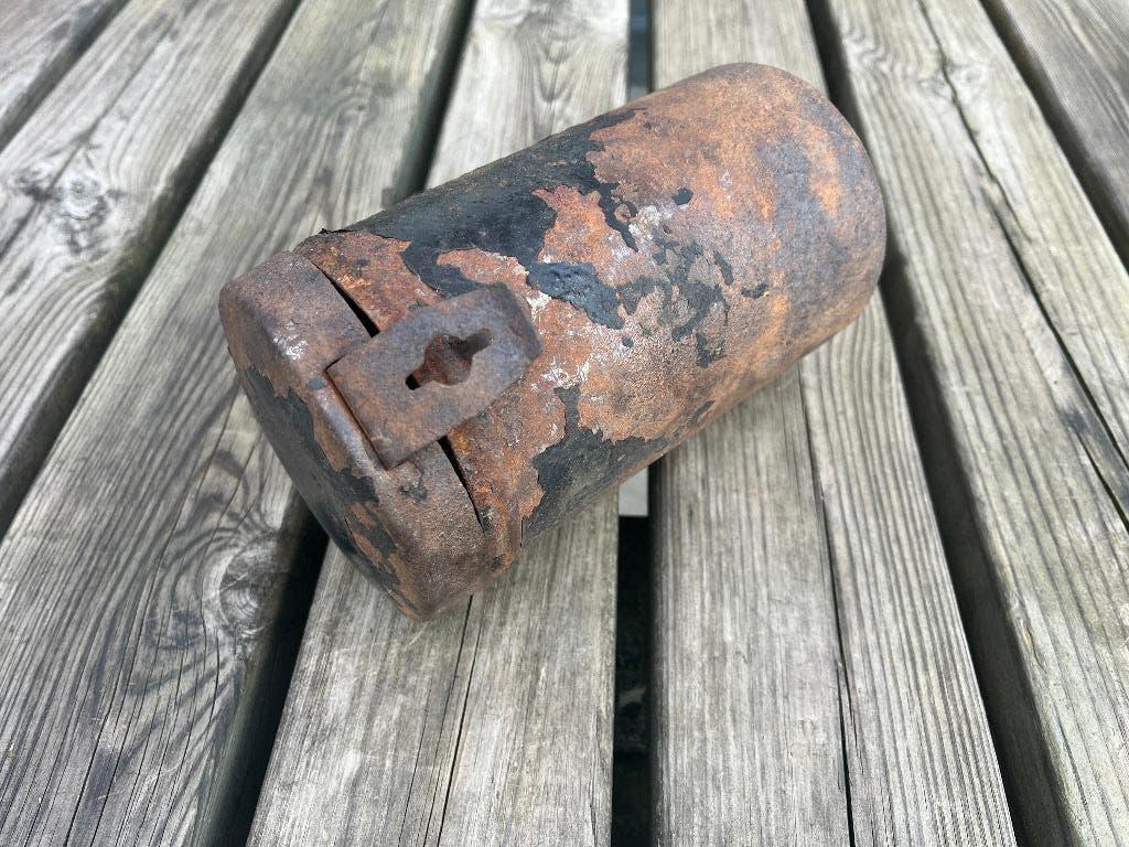 Gereedsschapstrommel kistje rond / motor / oldtimer, Ophalen of Verzenden, Gebruikt