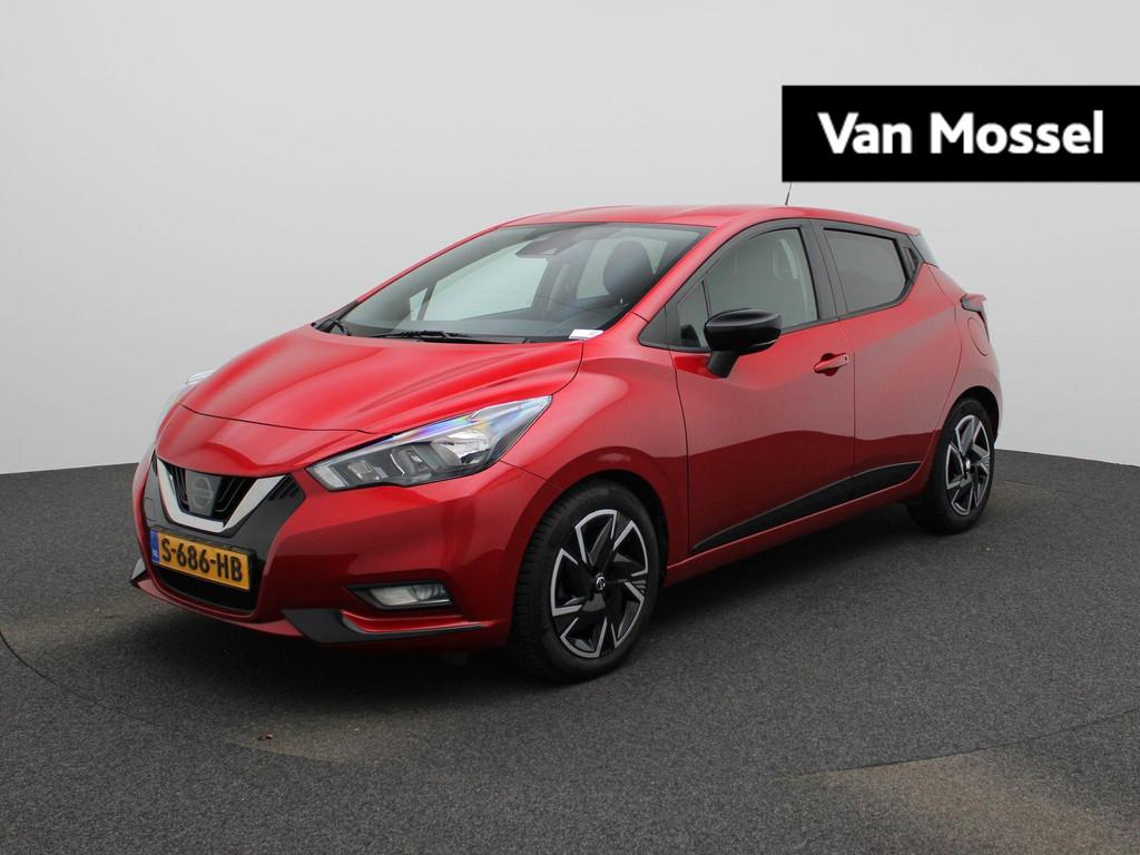 Nissan Micra 1.0 IG-T N-Design Navigatie en Bose Audio, Auto's, Nissan, Voorwielaandrijving, Stof, Euro 6, Handgeschakeld