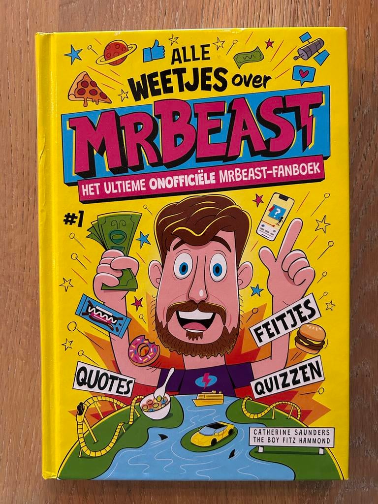 MrBeast Boek: Het Ultieme Onofficiële Fanboek - Nieuw!, Ophalen of Verzenden, Nieuw