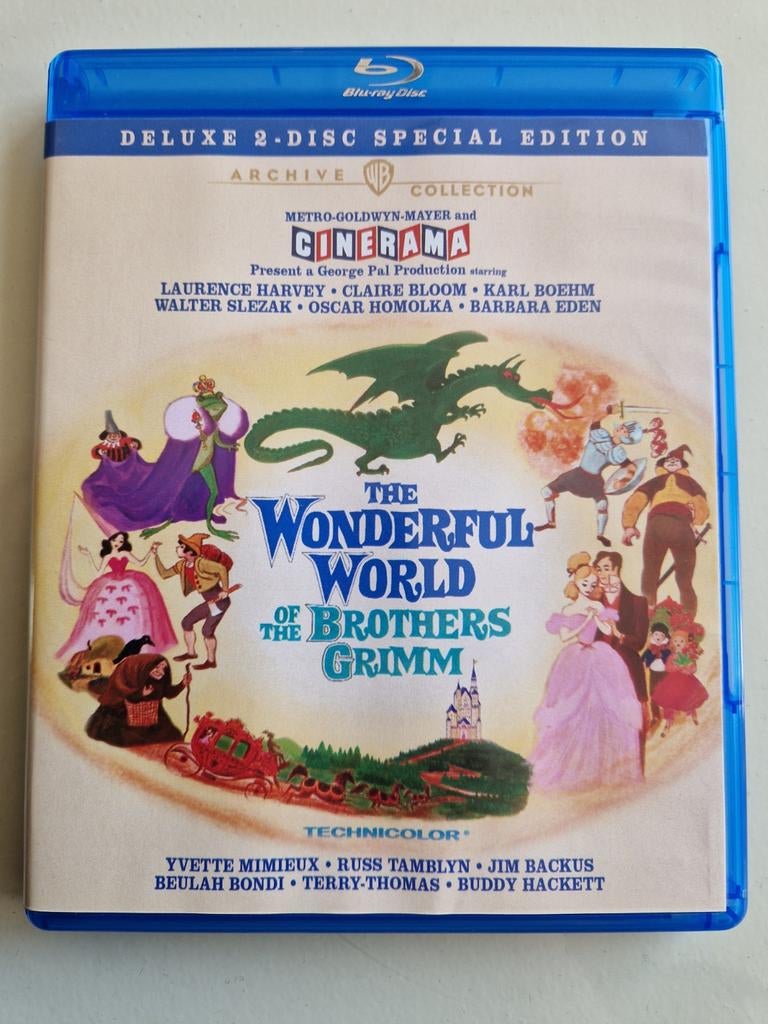 THE WONDERFULL WORLD OF THE BROTHERS GRIMM [BLU-RAY] Fantasy, Cd's en Dvd's, Blu-ray, Verzenden, Zo goed als nieuw, Science Fiction en Fantasy