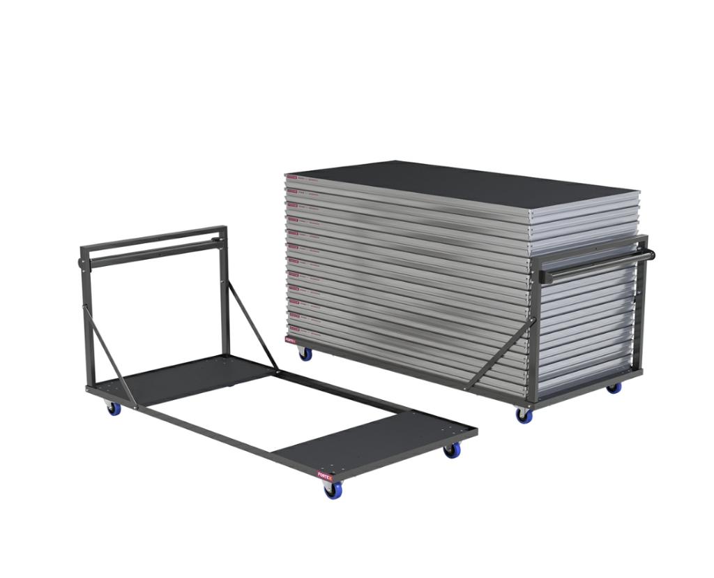 FORTEX STAGE750 Transport Dolly podium wagen kar, Ophalen, Zo goed als nieuw, Feestartikel, Overige