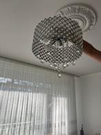 Lamp met kristallen, Ophalen of Verzenden, Zo goed als nieuw