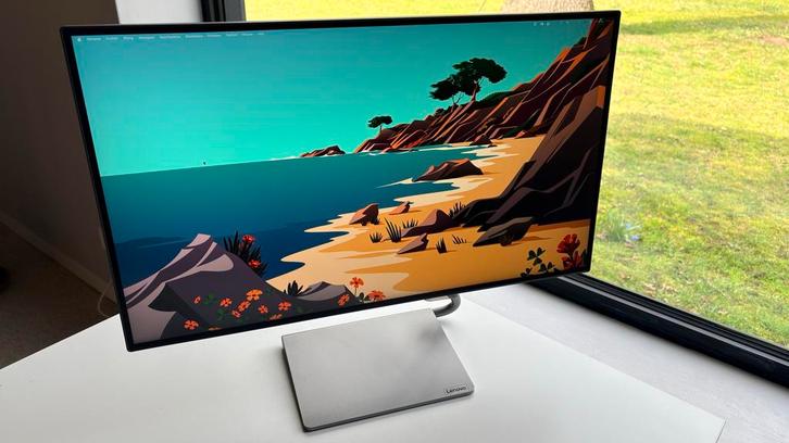 Lenovo 27" monitor, Computers en Software, Monitoren, Zo goed als nieuw, 61 t/m 100 Hz, DisplayPort, HDMI, USB-C, Gaming, Ingebouwde speakers