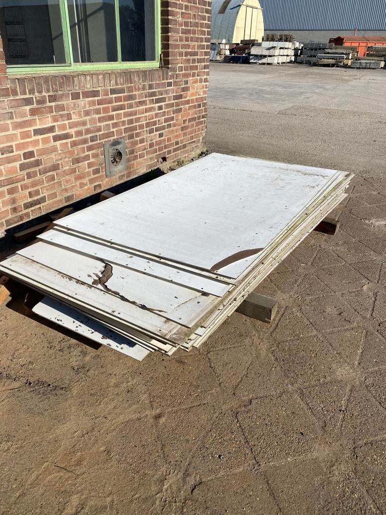 PARTIJ TRESPA PLATEN 107X255 & 110X190, Doe-het-zelf en Verbouw, Ophalen, Gebruikt, Overige materialen, Minder dan 20 mm