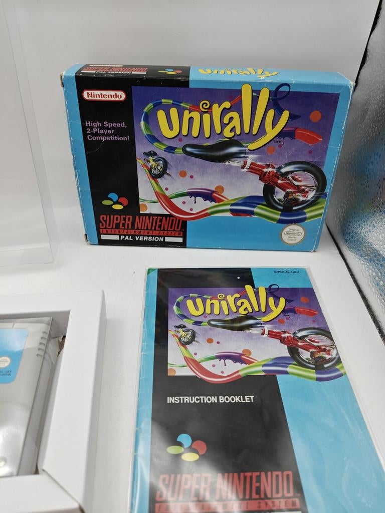 Unirally Super Nintendo SNES CIB, Spelcomputers en Games, Games | Nintendo Super NES, Avontuur en Actie, ., 1 speler, Ophalen of Verzenden