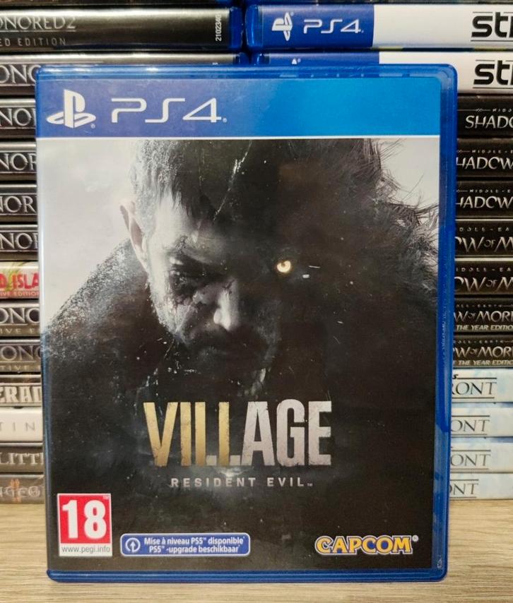 Resident Evil Village playstation 4, Spelcomputers en Games, Games | Sony PlayStation 4, Zo goed als nieuw, Avontuur en Actie
