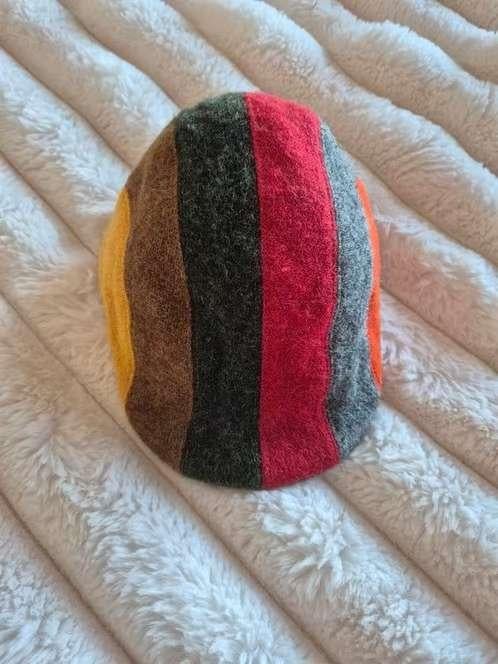 Traclet Italiaanse pet 100% lana vergine, Ophalen of Verzenden, Zo goed als nieuw, 57 cm (M, 7⅛ inch) of minder, Pet