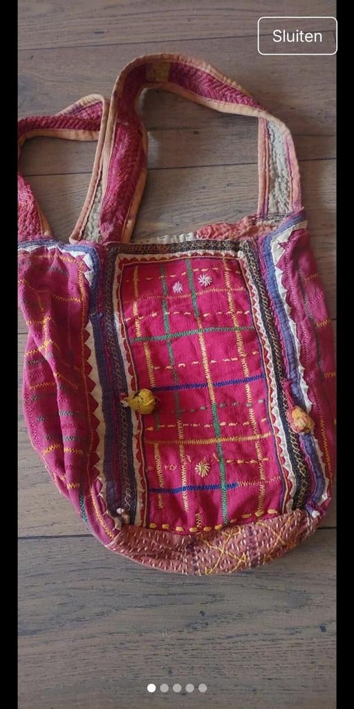 Banjara hippy tribal tas, Ophalen of Verzenden, Gebruikt, Rood, Schoudertasje