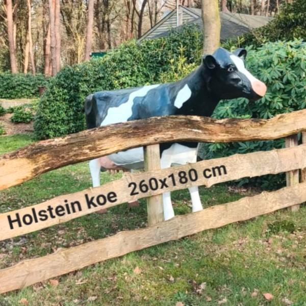 Polyester koe, Holstein Friesian koe beeld, koeien, runderen, Tuin en Terras, Tuinbeelden, Nieuw, Dierenbeeld, Kunststof, Ophalen