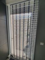 Sun-Arts Hordeur / Vliegengordijn - Wit/Zwart, Ophalen, 100 tot 150 cm, 200 cm of meer, Wit