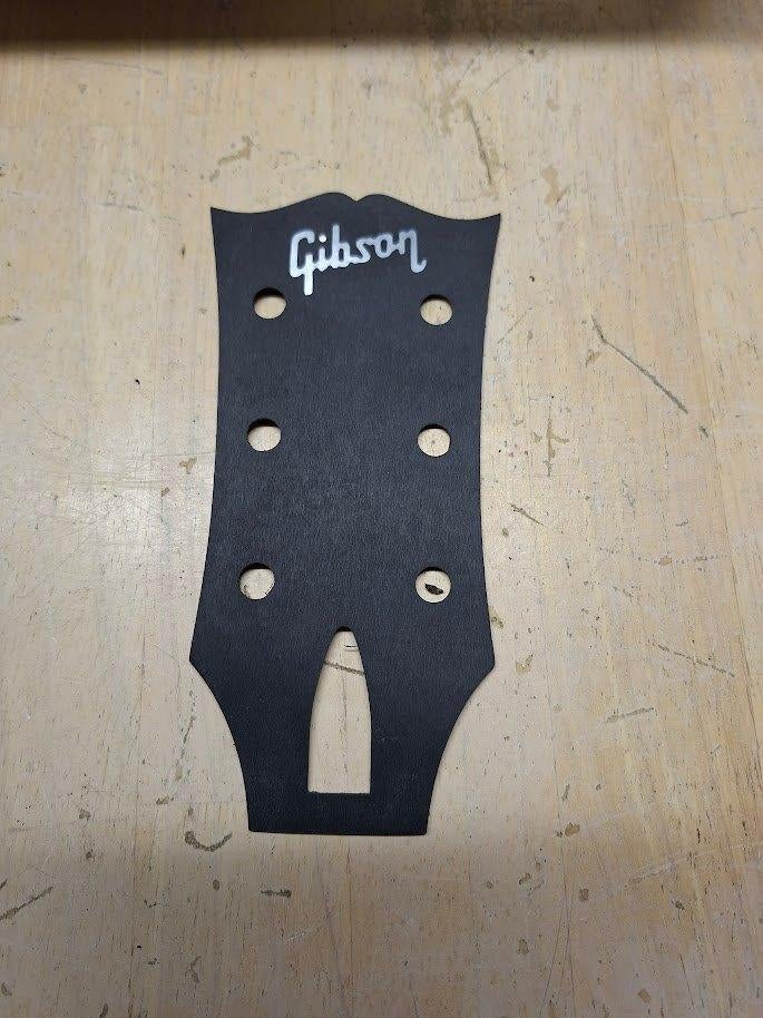 Gibson Les Paul Headstock Overlay - nieuw, Muziek en Instrumenten, Bladmuziek, Gitaar, Nieuw, Ophalen of Verzenden, Artiest of Componist