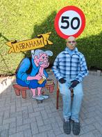 Abraham op bankje met bierpul en pot set 3 deel., Hobby en Vrije tijd, Feestartikelen | Verhuur, Ophalen, Nieuw, Abraham of Sarah