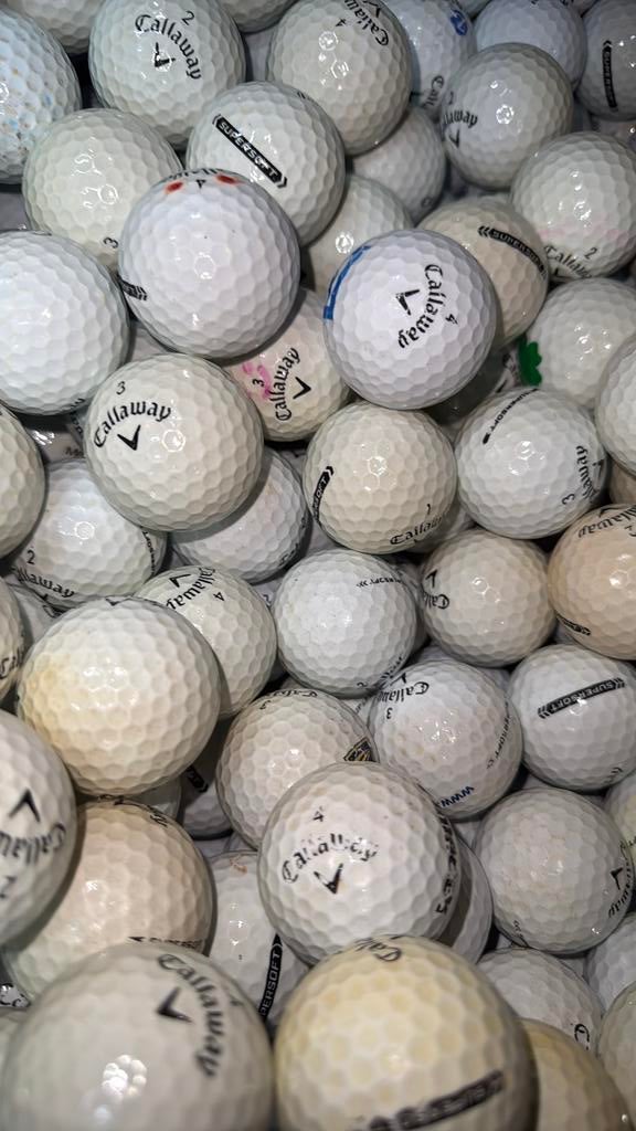 Callaway supersoft golfballen 100 stuks, Sport en Fitness, Golf, Ophalen of Verzenden, Zo goed als nieuw, Bal(len), Callaway