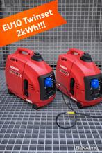 Twinset! 2x Honda EU10i benzine generator aggregaat inverter, -, Benzine, -, Nieuw
