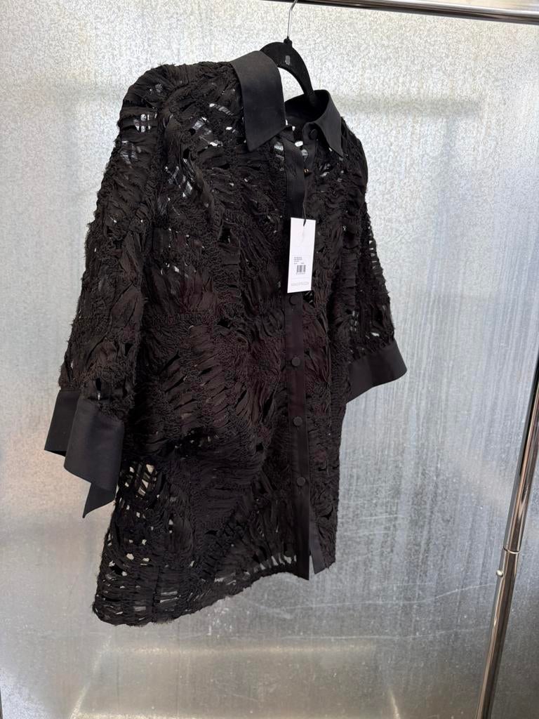 Chptrs chptr-s chapters blouse zwart 34 keen €335, Ophalen of Verzenden, Zo goed als nieuw, Maat 34 (XS) of kleiner, Zwart