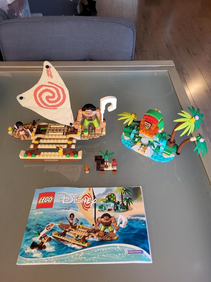 Lego 41150 Vaiana's Oceaanavontuur - Compleet, Kinderen en Baby's, Speelgoed | Duplo en Lego, Gebruikt, Lego, Complete set, Ophalen of Verzenden
