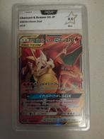 Charizard & Braixen GX JP PCA 9.5 Mint Pokémon Kaart, Ophalen of Verzenden, Zo goed als nieuw, Losse kaart