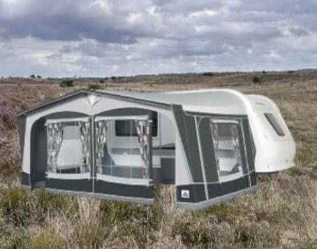 voortent met voortentluifel, Ophalen