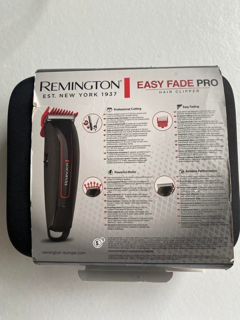 Tondeuse Remington Easy Fade Pro Gebruikt, Ophalen of Verzenden, Gebruikt, Haarverzorging