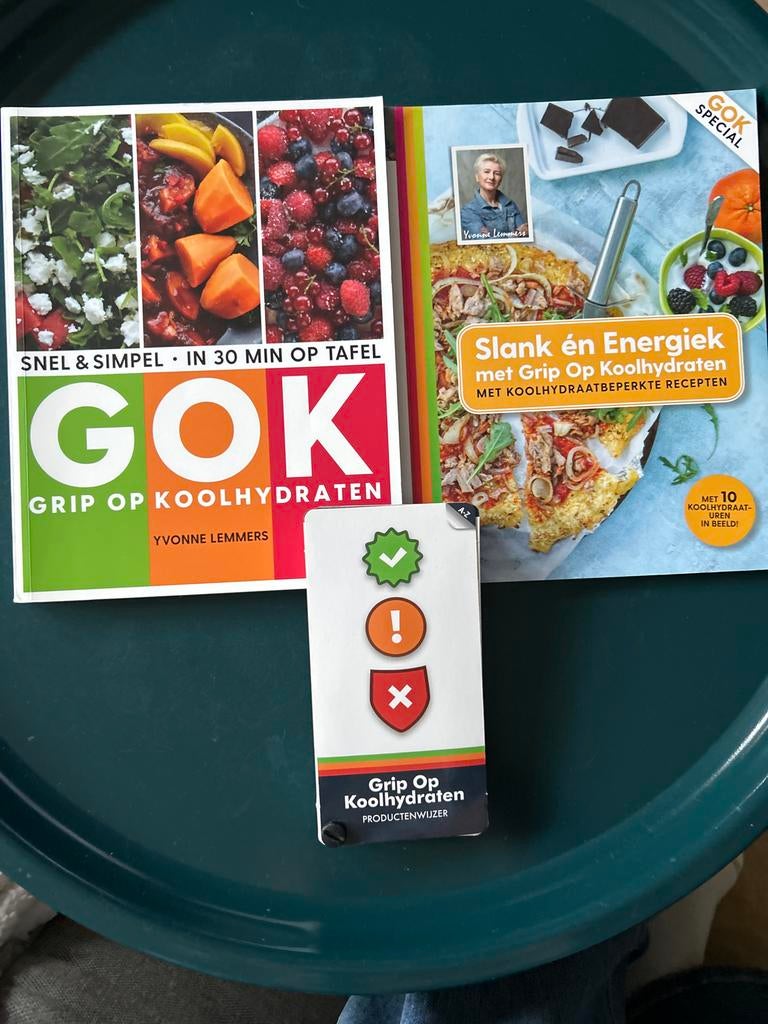 Grip op Koolhydraten Kookboeken & Productenwijzer Set, Hoofdgerechten, Ophalen of Verzenden, Zo goed als nieuw, Gezond koken