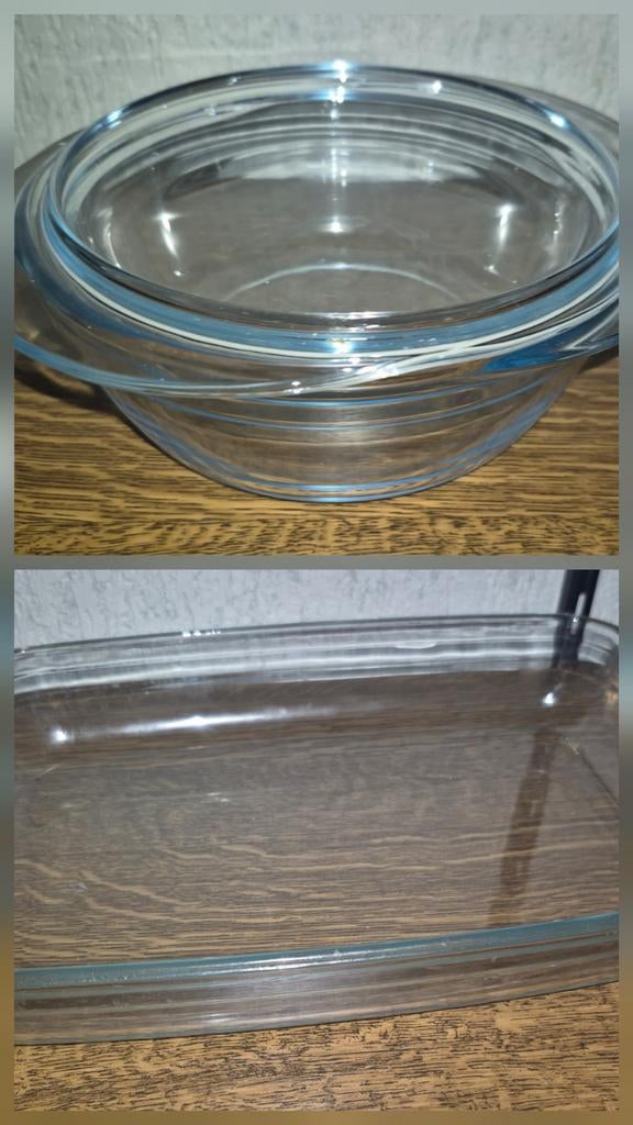 PYREX ovale ovenschaal en schaal met deksel als nieuw samen, Ophalen of Verzenden, Nieuw