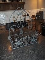 Zwarte Wandrekje/bloempotrekje, Ophalen of Verzenden, Gebruikt