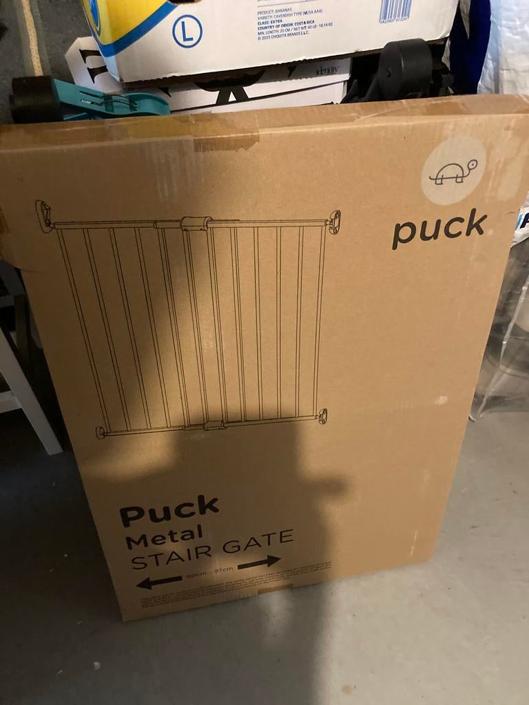 Traphekje nieuw, Kinderen en Baby's, Traphekjes, Ophalen of Verzenden, Zo goed als nieuw, 115 cm of meer, Oprolhekje