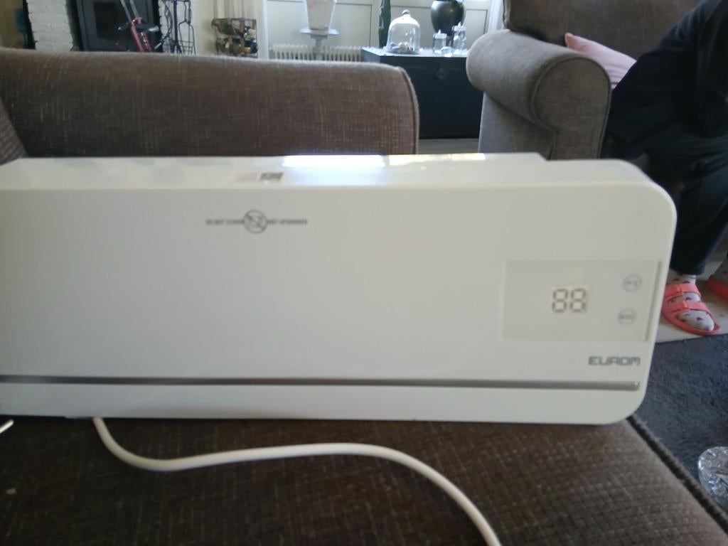 Eurom Sani Wallforce 2000 Wandairco - ZGAN, Minder dan 60 m³, Timer, 3 snelheden of meer, Ophalen of Verzenden