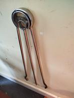 Morso RVS haardstel (tang en pook), Ophalen, Gebruikt, Houthaard