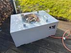 Happy Cocooning Vuurtafel Terrashaard Gas - Incl. Windglas, Ophalen of Verzenden, Zo goed als nieuw