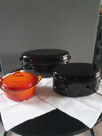 BRAADPANNEN 3 MAAL, Huis en Inrichting, Keuken | Potten en Pannen, Ophalen, Gietijzer, Koekenpan of Braadpan