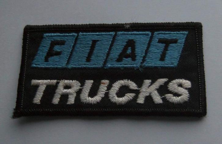 Fiat trucks patch badge opnaai embleem, Verzamelen, Automerken, Motoren en Formule 1, Nieuw, Auto's, Verzenden