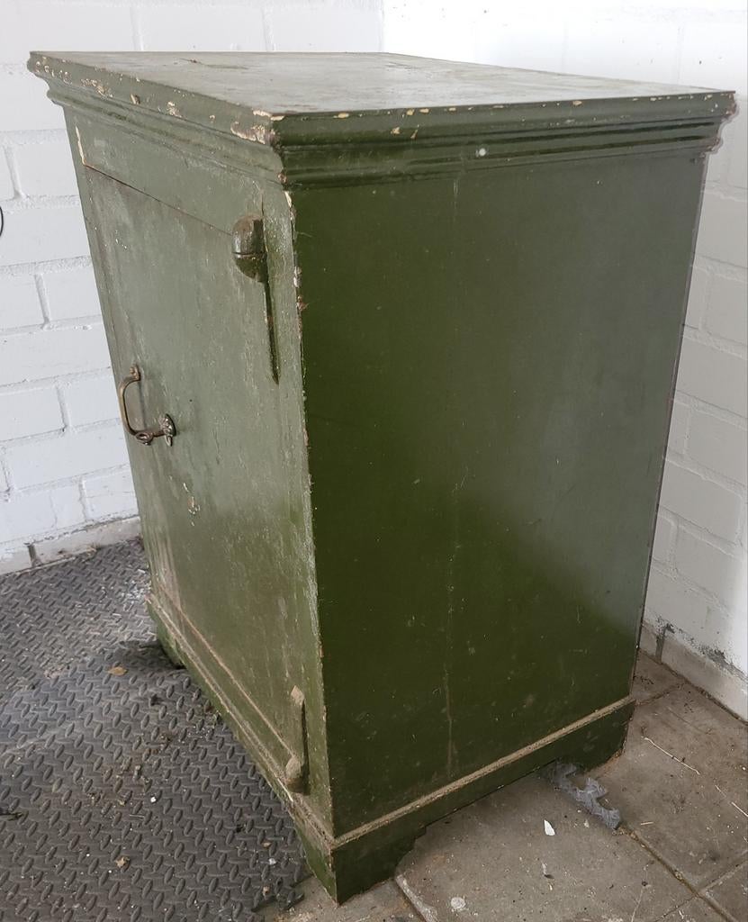 Antieke kluis van Van der Woude & Co Sneek, Huis en Inrichting, Brandblussers en Brandkasten, Gebruikt, Ophalen