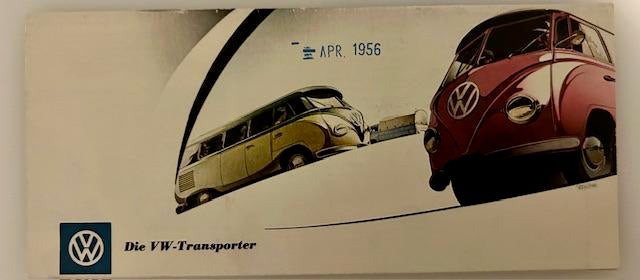 Volkswagen T1 transporter folder, Verzenden, Gelezen, Volkswagen