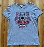 Top / Shirt KENZO - Tiger met logo - Grijs - Small / maat 36, Ophalen of Verzenden, Zo goed als nieuw, Korte mouw, Maat 36 (S)