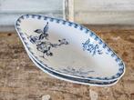 Franse vleesschaaltjes, Terre de Fer en Sarreguemines blauw, Antiek en Kunst, Antiek | Schalen, Ophalen of Verzenden